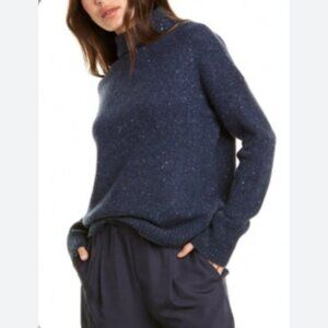 Vince Textured Funnelneck Wool-Blend Sweater NWOT XS